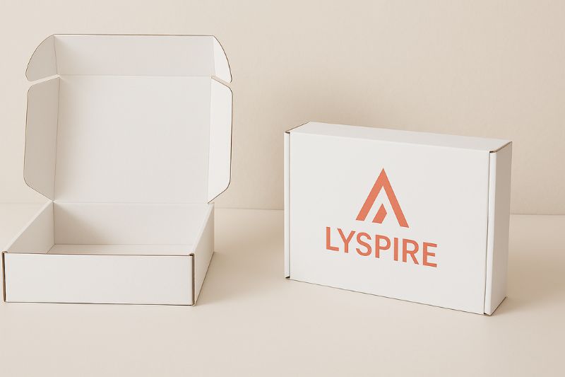 Professional White Cardboard Mailer Boxes Displaying Premium Print Quality And Clean Design