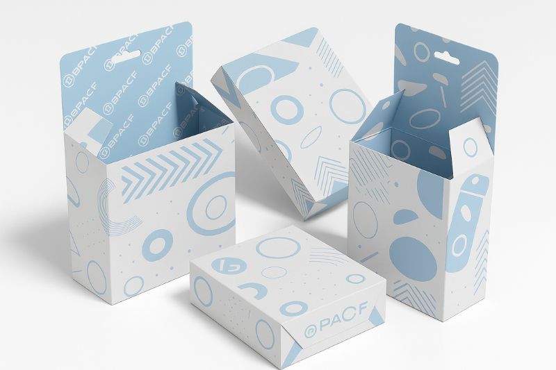Reverse And Straight Tuck End Folding Cartons With Large Branding Areas For Retail